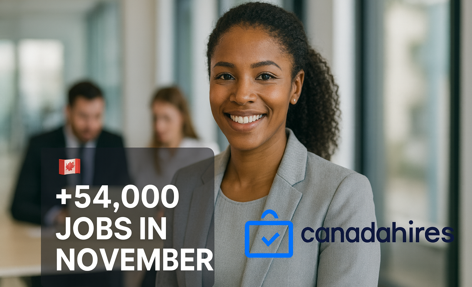 Canada just added 54,000 jobs in November 2025!